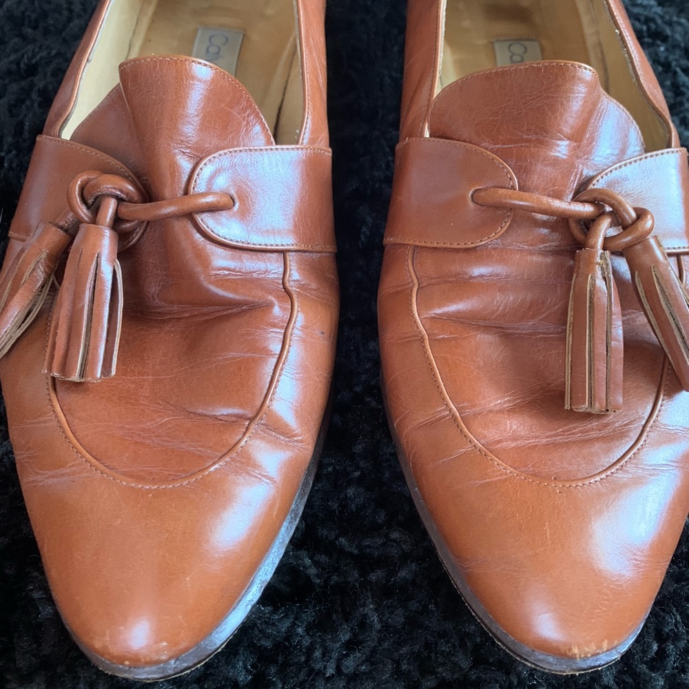Vintage • Calvin Klein leather tassel loafers - Picture 3 of 7
